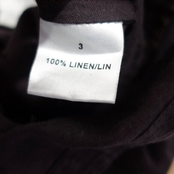 NOUGAT LONDON Linen Skirt Womens 10 Medium Brown Beaded Eyelet Light Boho Fairy - Picture 12 of 14